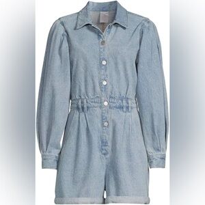 No Boundaries Light Blue Denim Jumpsuit